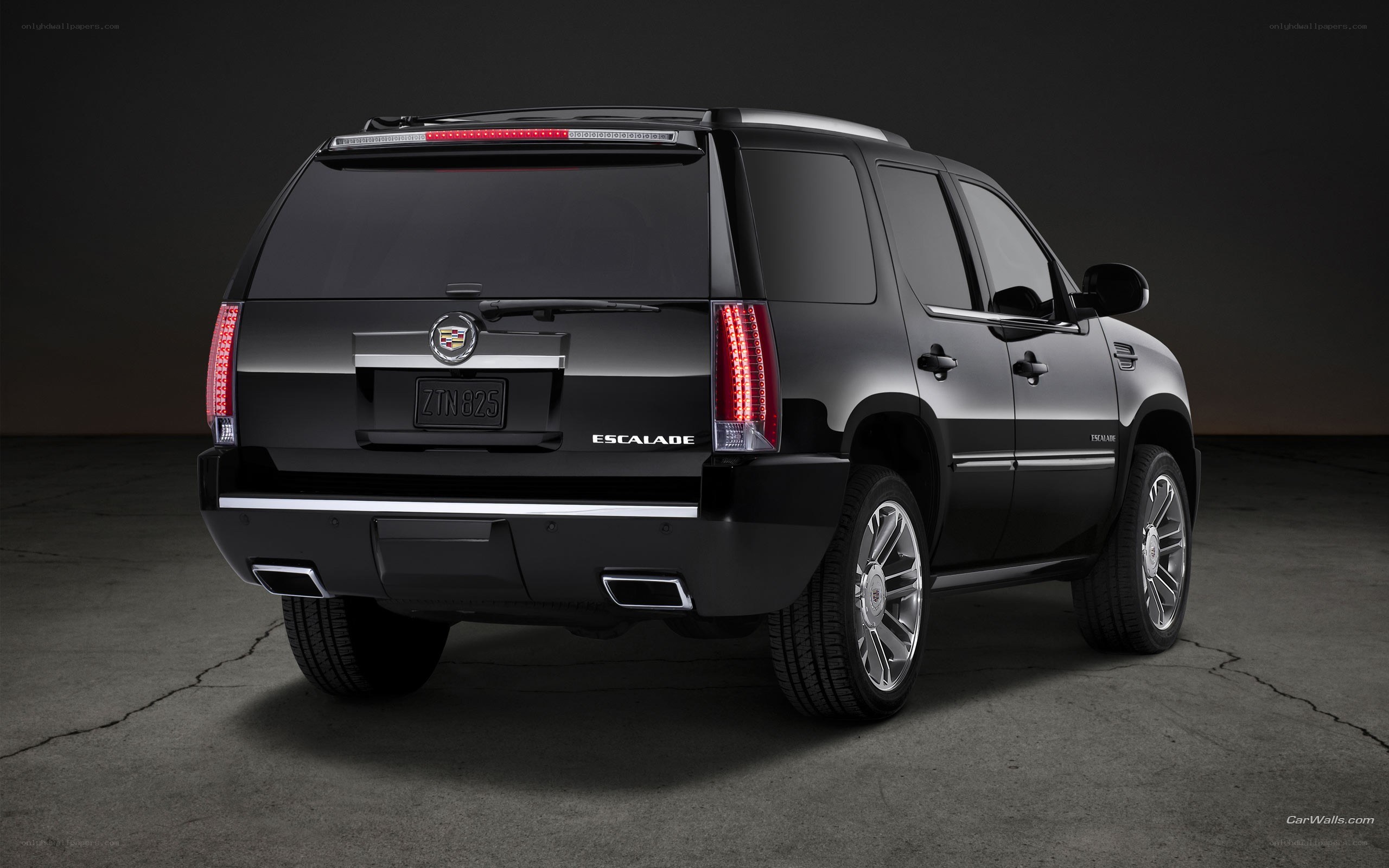 black cadillac escalade suv