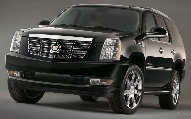 Black Cadillac Escalade SUV