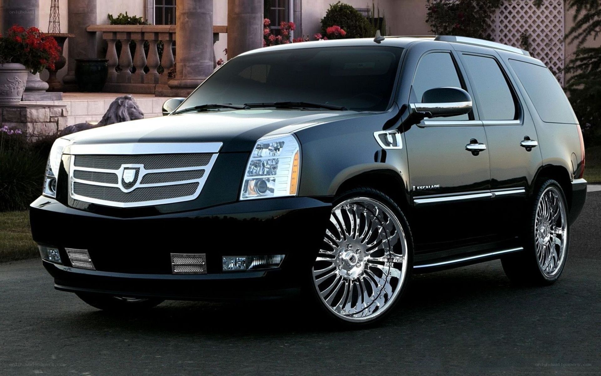 Black Cadillac Escalade SUV