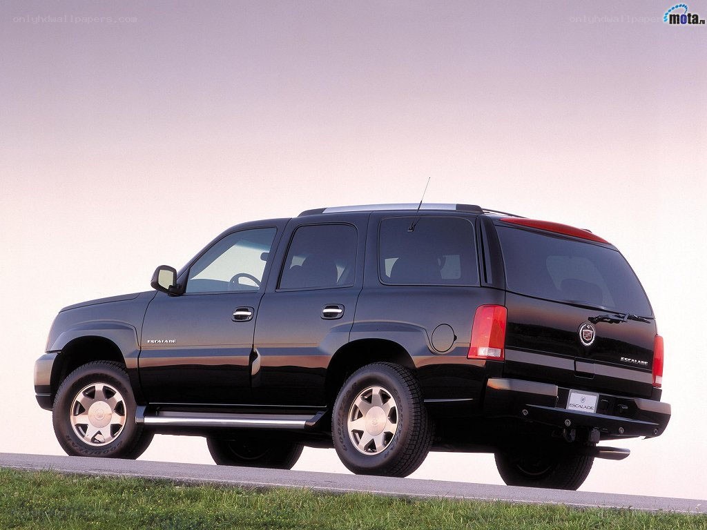 black cadillac escalade suv