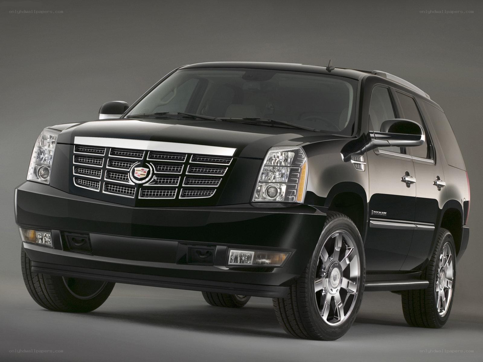 Black Cadillac Escalade SUV