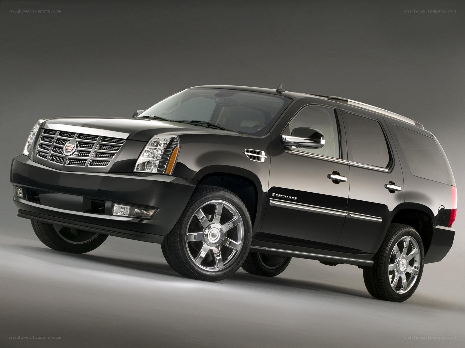 Black Cadillac Escalade SUV