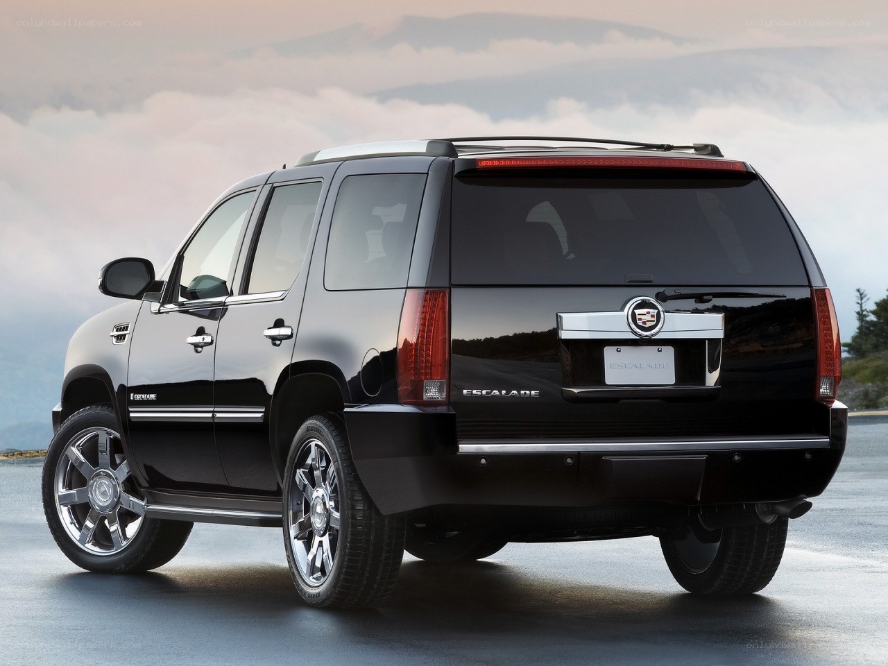 Black Cadillac Escalade SUV