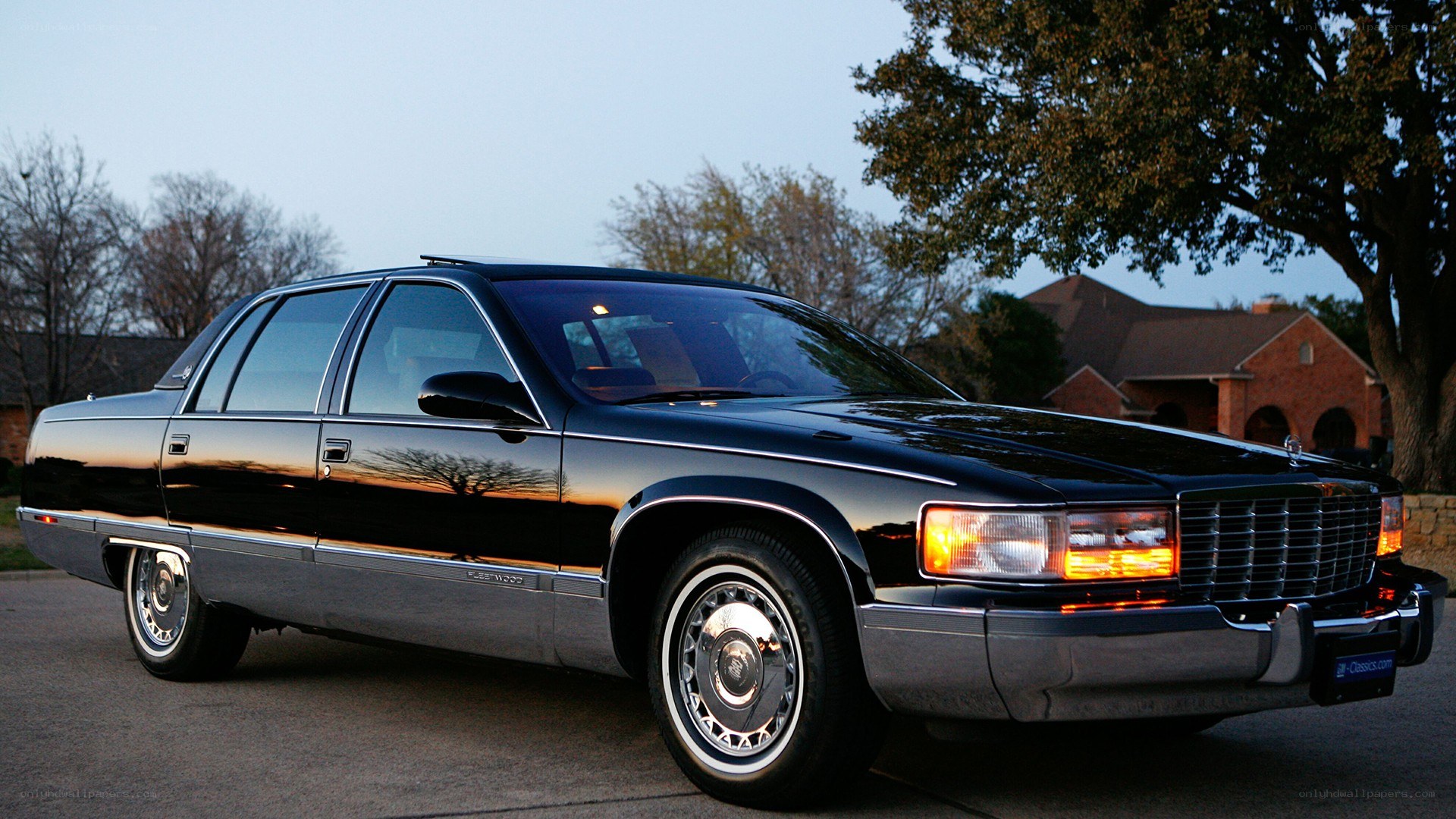 black cadillac fleetwood