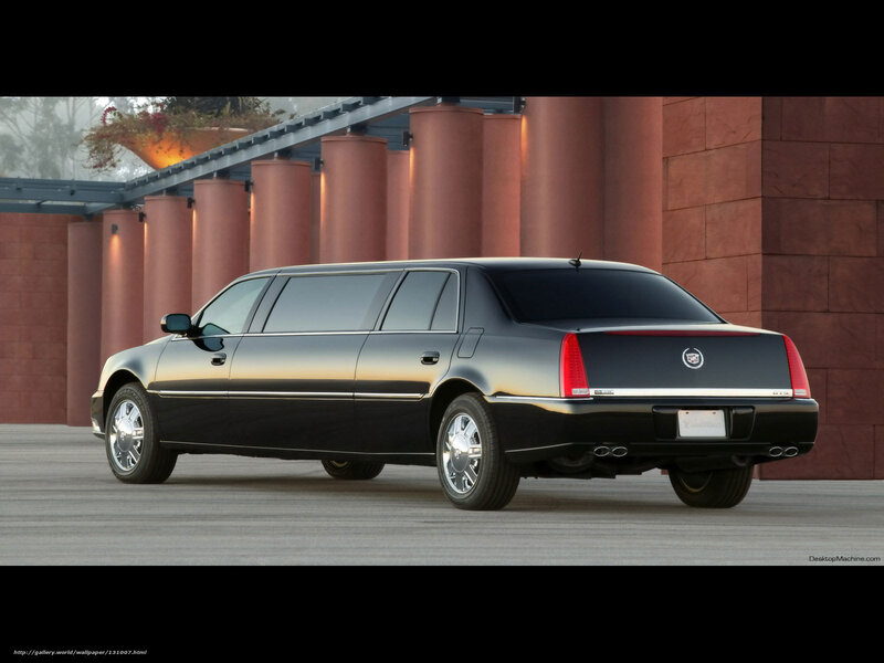 Black Cadillac limousine