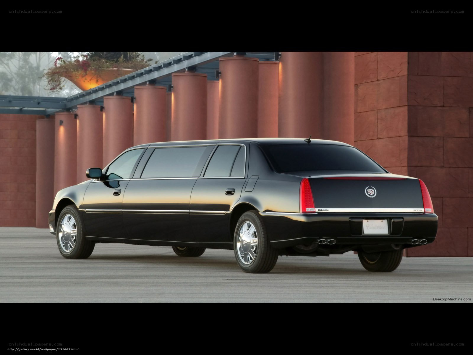 Black Cadillac limousine