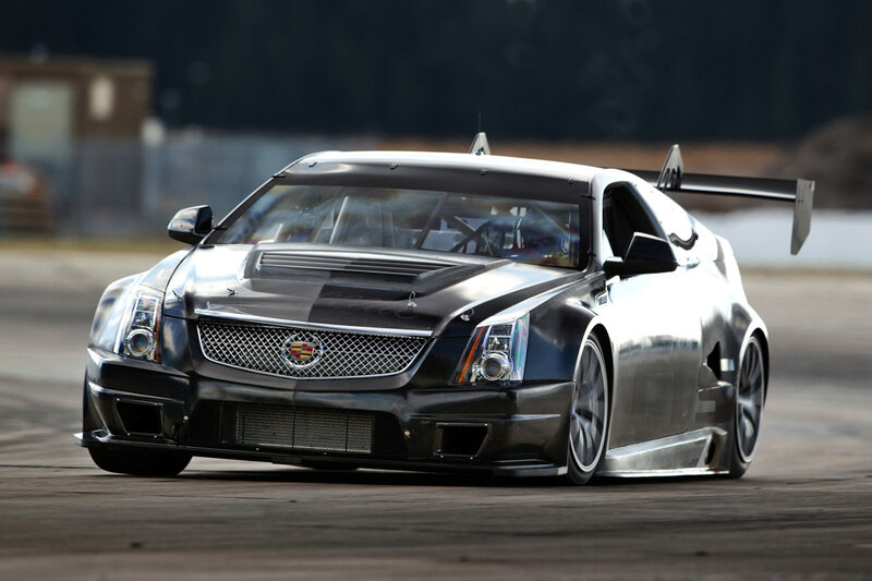 black cadillac race car