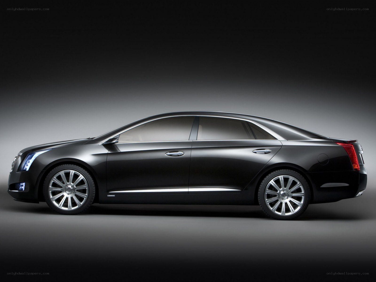 black cadillac sedan