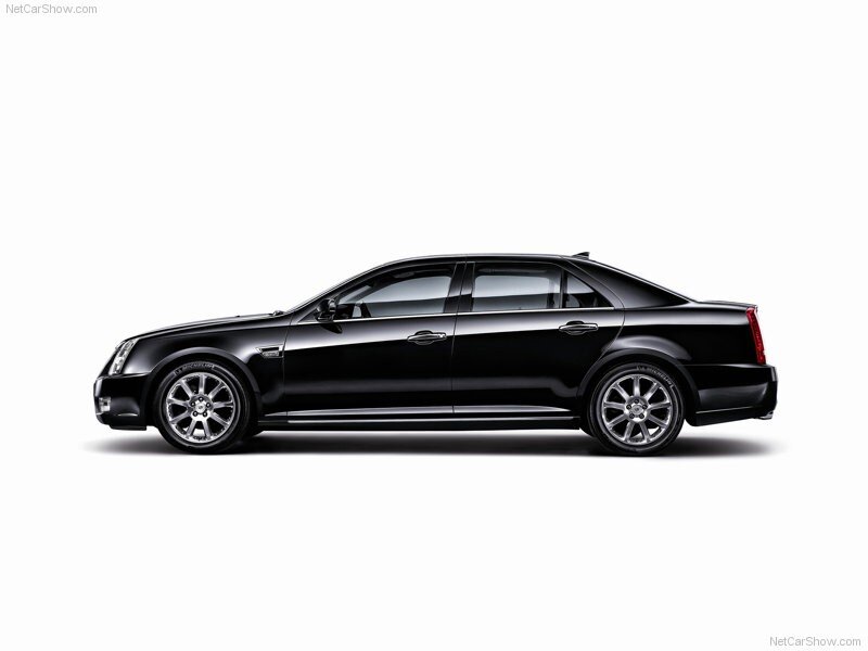 black cadillac sedan