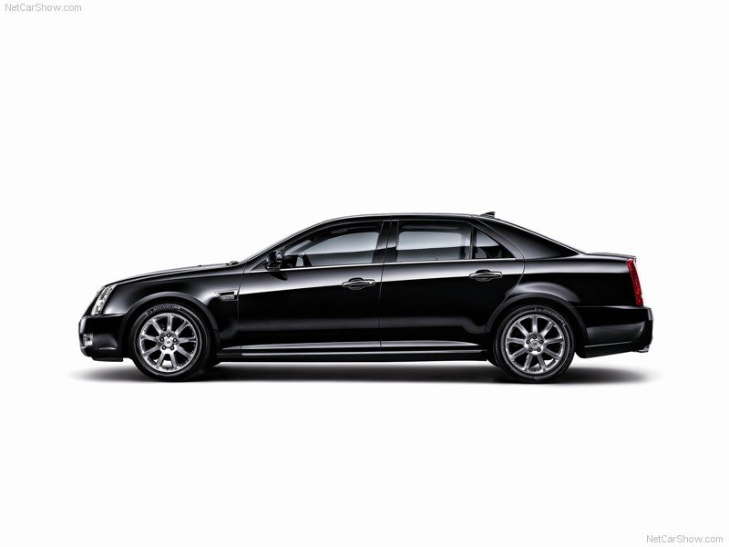 black cadillac sedan