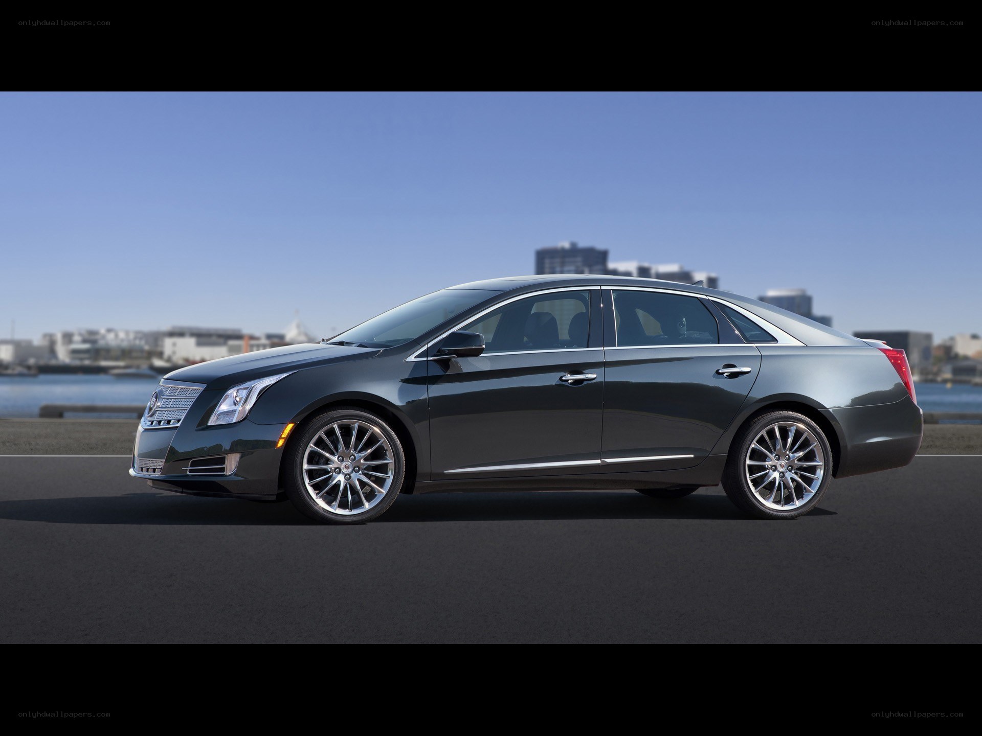 black cadillac sedan