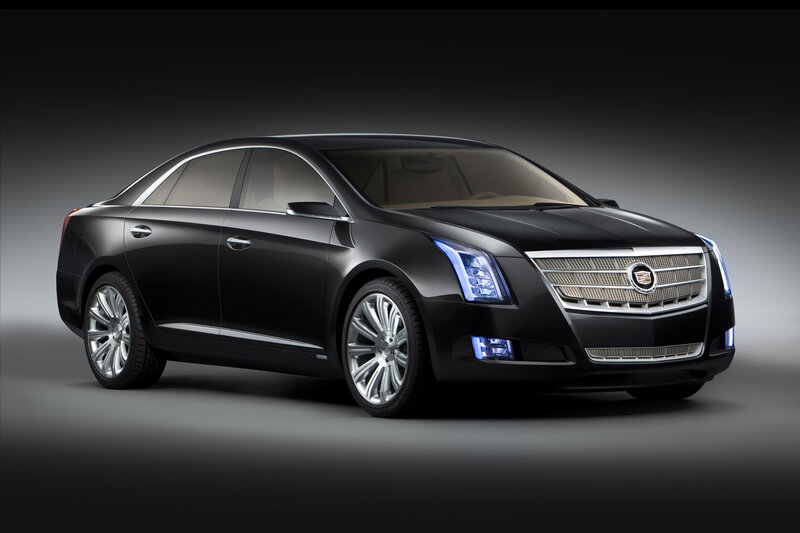 Black Cadillac Sedan — Dramatic, Photograph