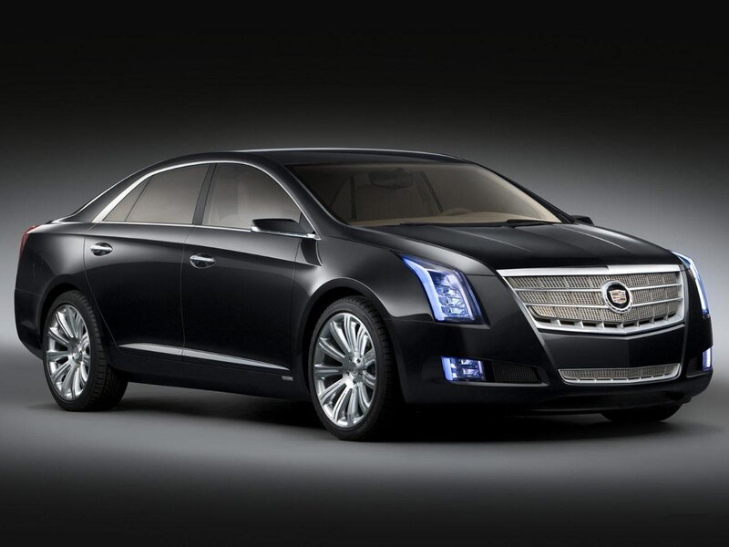 Black Cadillac Sedan — Dramatic