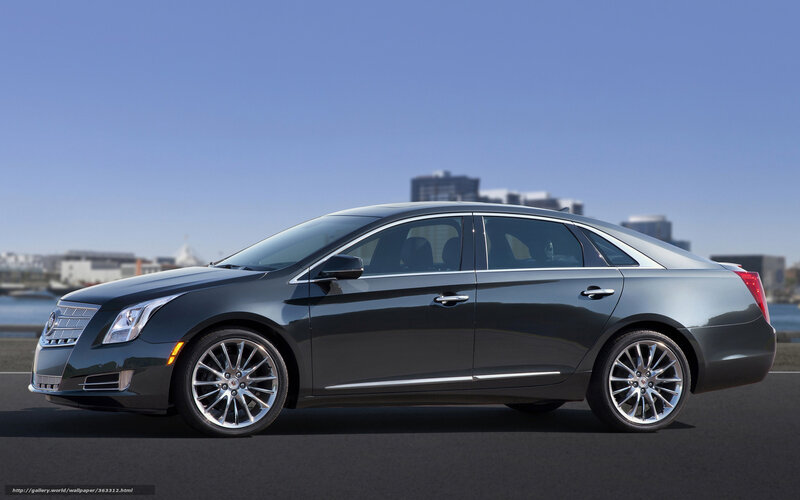 Black Cadillac Sedan — Gray