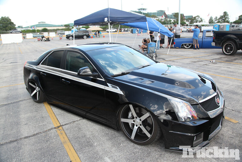Black Cadillac Sedan — Outdoor