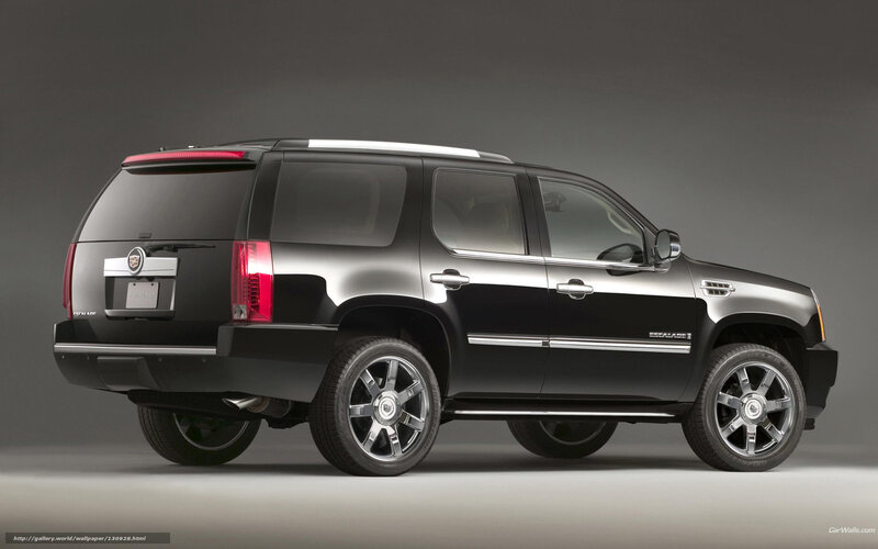 Black Cadillac Suv — Dramatic, Photograph