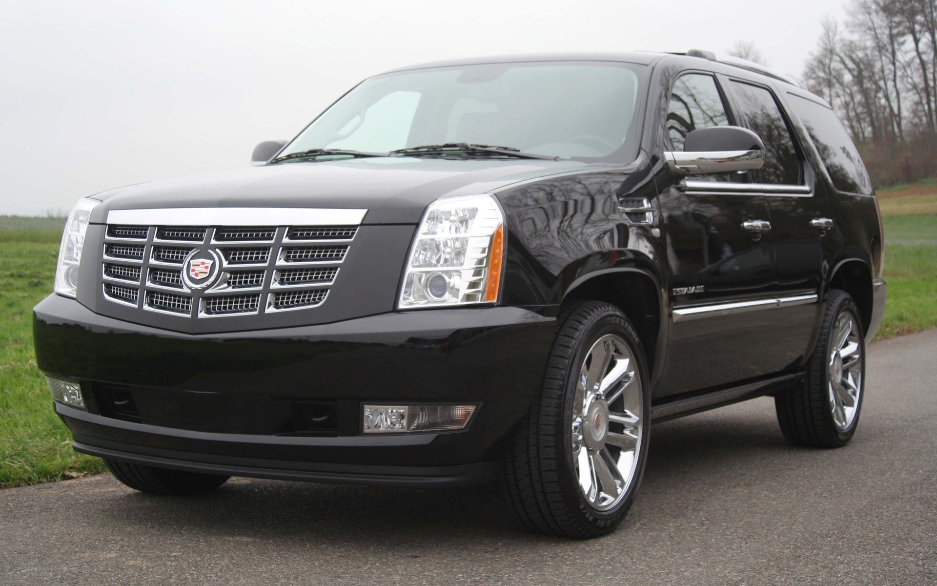 black cadillac suv