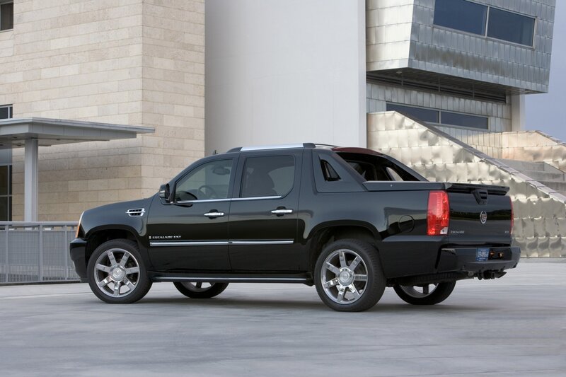 Black Cadillac Truck — Neutral, Afternoon