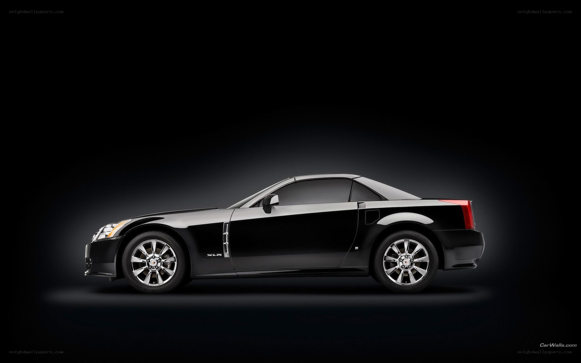 black cadillac xlr convertible