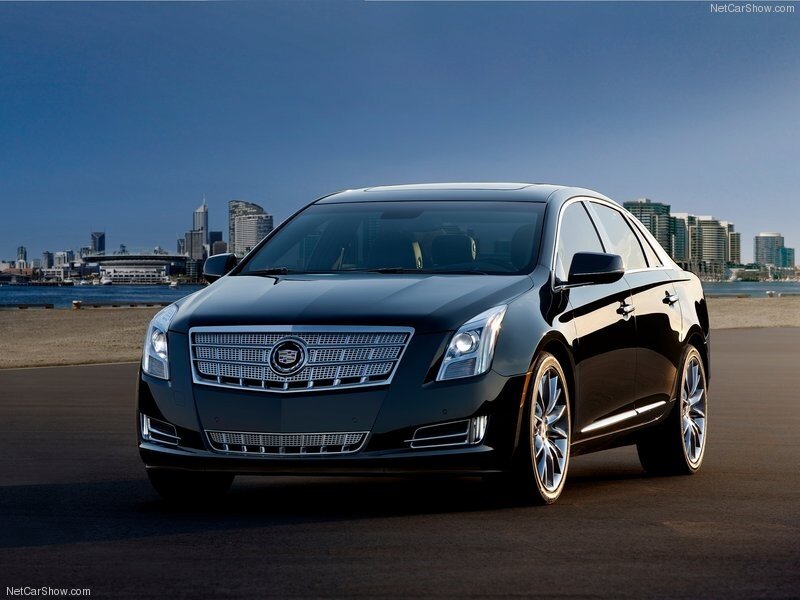 Black Cadillac XTS sedan