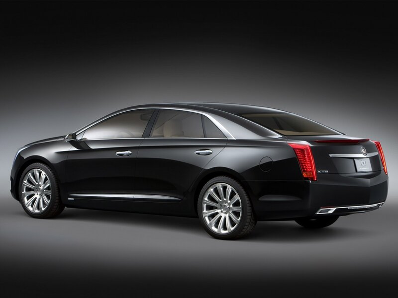 Black Cadillac XTS sedan