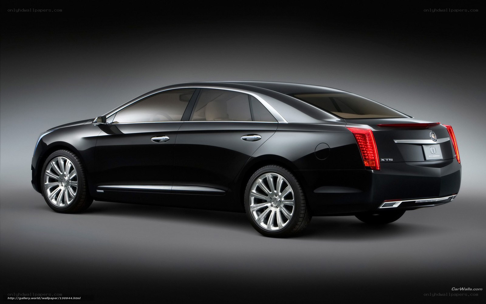 Black Cadillac XTS sedan