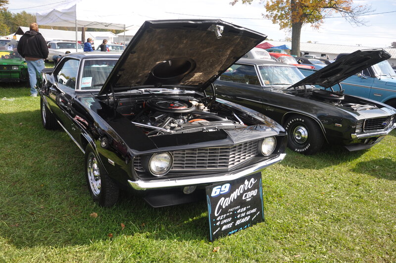 Black Camaro at Car Show
