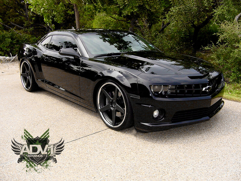 Black Camaro Car — Calm, Afternoon, Photograph, Trees