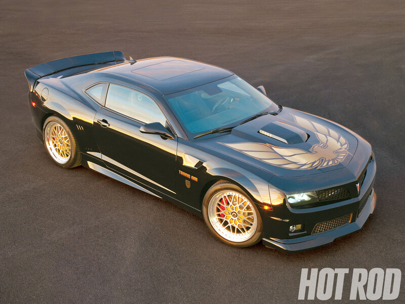 Black Camaro Car — Dramatic, Sunset
