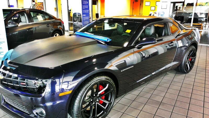 Black Camaro Car — Neutral, Photograph, Car Dealership