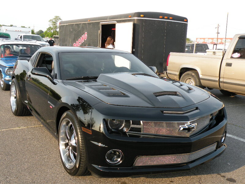 Black Camaro Car — Outdoor