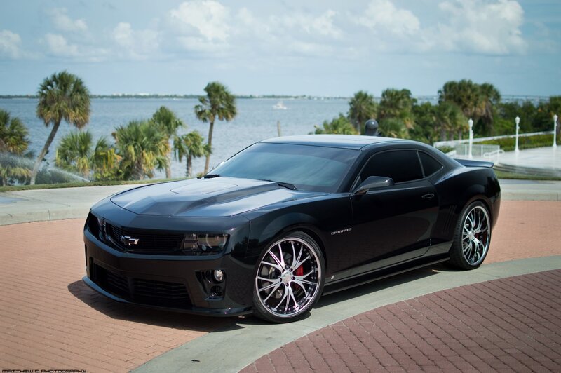 Black Camaro Car — Serene, Afternoon