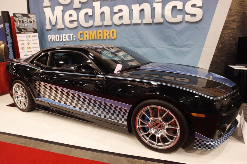 Black Camaro Car — Showroom