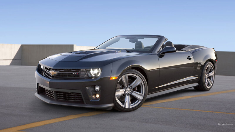 black camaro convertible
