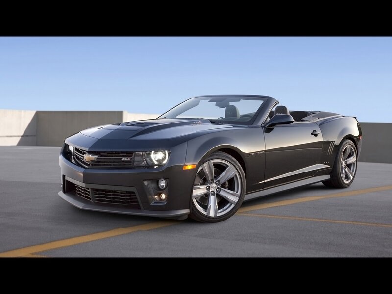 Black Camaro convertible