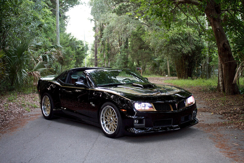 Black Camaro Convertible — Natural