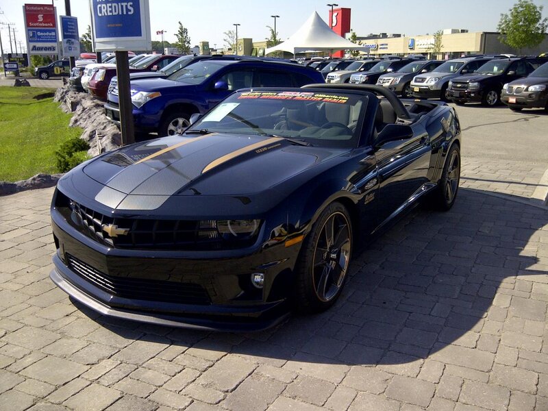 Black Camaro Convertible — Neutral