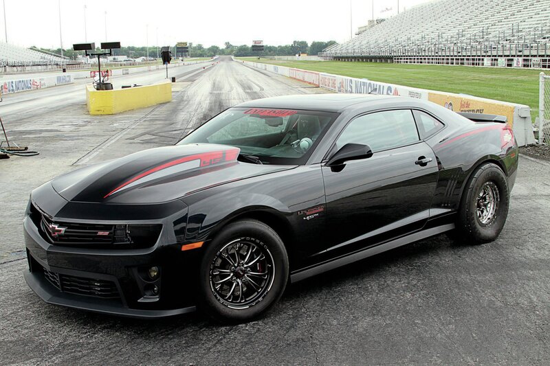 Black Camaro on Track — Calm