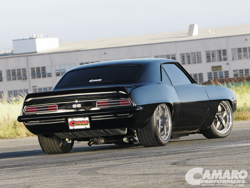 Black Camaro Ss — Dramatic, Afternoon, Photograph, Car