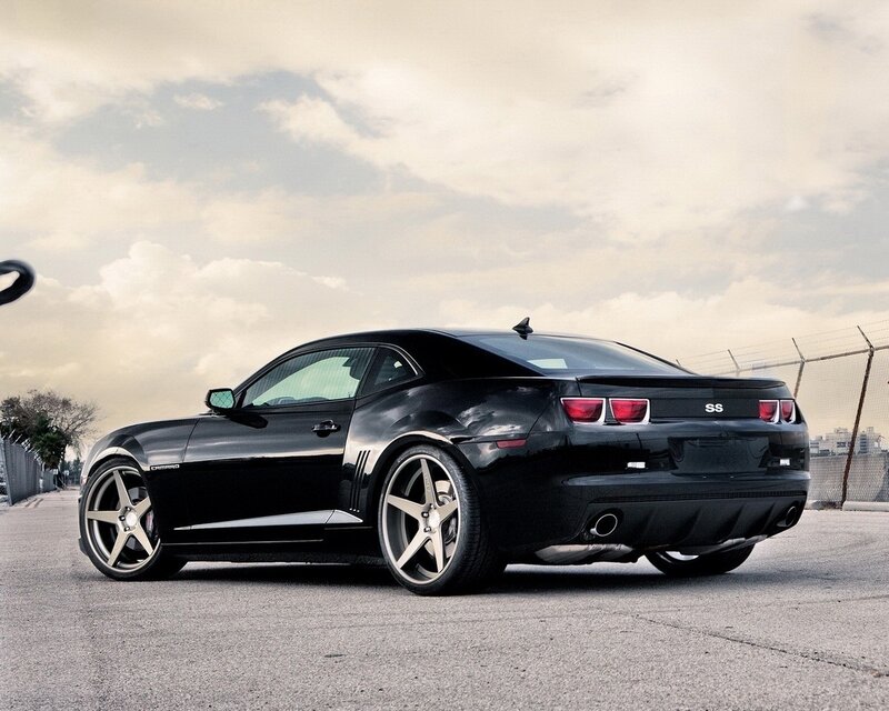 Black Camaro Ss — Dramatic, Afternoon