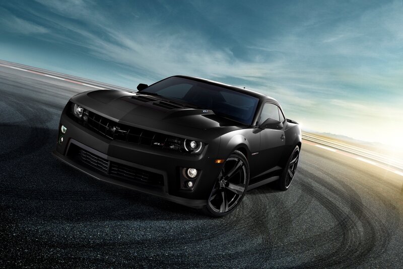 Black Camaro Zl1 — Dramatic