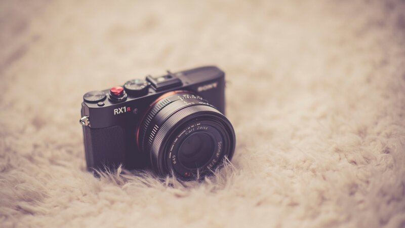Black Camera on Carpet