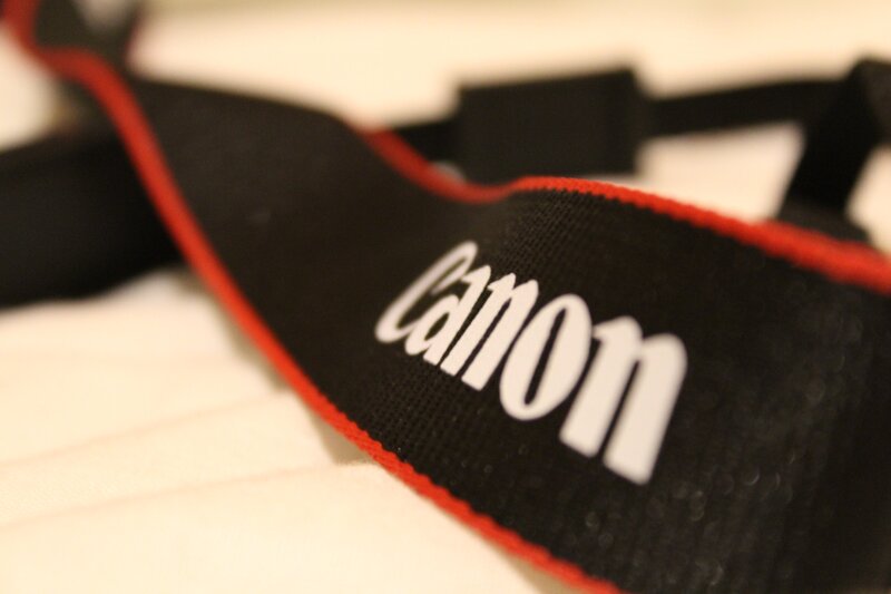 Black Camera Strap