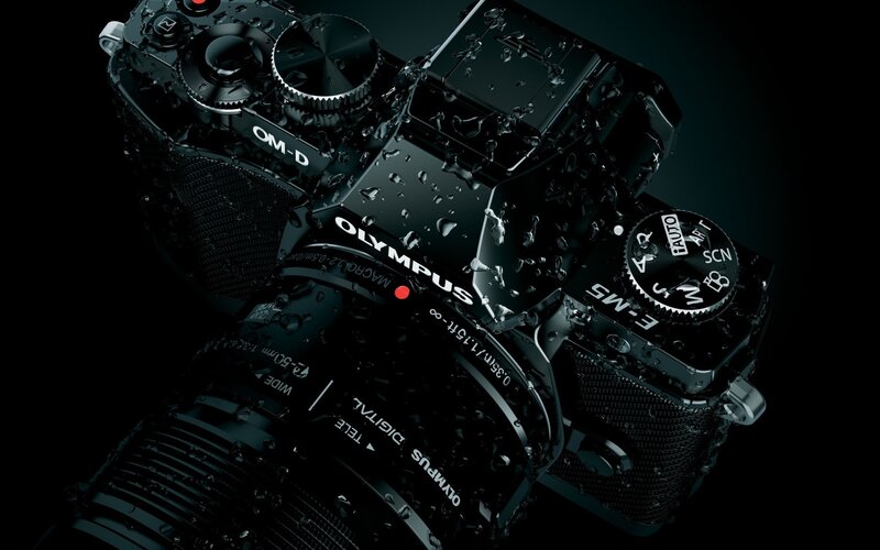 Black Camera with Lens — Dramatic, Photograph
