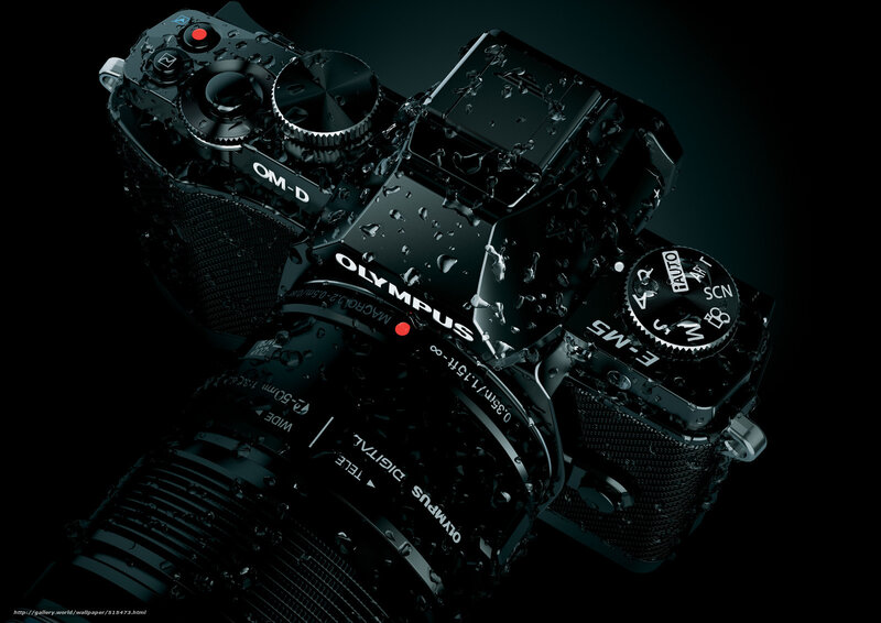 Black Camera with Lens — Dramatic