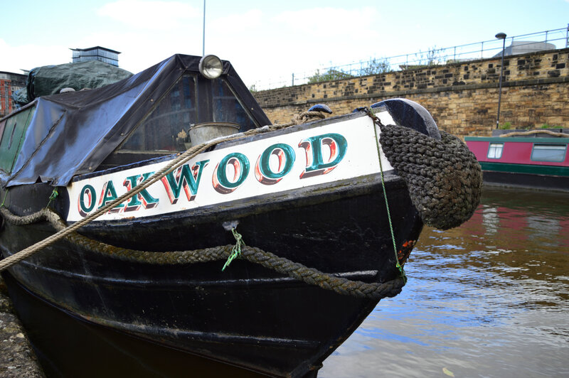 Black Canal Boat