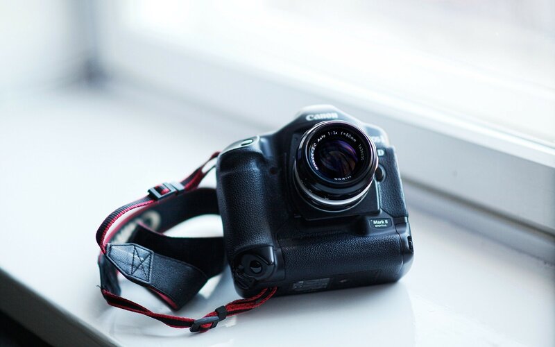 Black Canon Camera — Calm, Morning