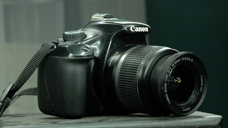 Black Canon Dslr Camera — Neutral