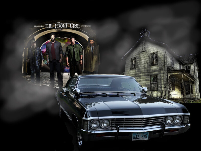 Black Car and Men
