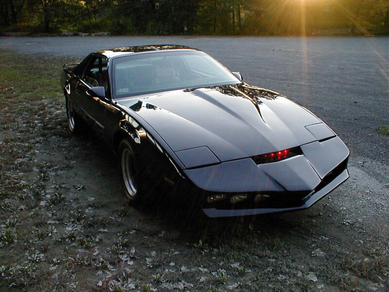 black car at sunset